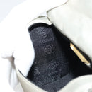 LOEWE Anagram Hand Pouch Leather Silver Auth 175225A-20