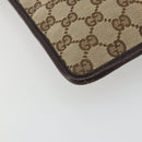 GUCCI GG Canvas Shoulder Bag Beige Silver 27639 Auth 175230A-15