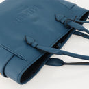 LOEWE Heritage Tote Bag Leather Gold Blue Auth 175236A-6