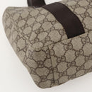 GUCCI GG Supreme Hand Bag PVC Beige 141976 Auth 175237A-11