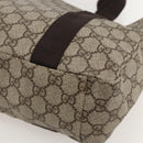 GUCCI GG Supreme Hand Bag PVC Beige 141976 Auth 175237A-12