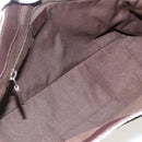 GUCCI GG Supreme Hand Bag PVC Beige 141976 Auth 175237A-15
