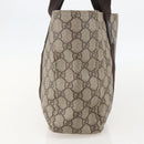 GUCCI GG Supreme Hand Bag PVC Beige 141976 Auth 175237A-5
