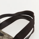 GUCCI GG Supreme Hand Bag PVC Beige 141976 Auth 175237A-8