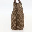GUCCI GG Canvas Tote Bag Brown Gold 002 1099 3444 Auth 175244-5