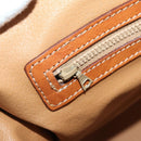 CELINE Macadam Canvas Boston Bag PVC Leather 2way Brown Gold Auth 175248A-21