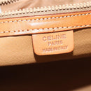 CELINE Macadam Canvas Boston Bag PVC Leather 2way Brown Gold Auth 175248A-23