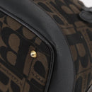 Burberrys Purse Hand Bag Canvas 2way Brown Gold Auth 175256A-17