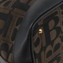 Burberrys Purse Hand Bag Canvas 2way Brown Gold Auth 175256A-18