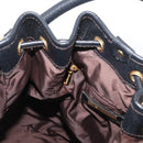 Burberrys Purse Hand Bag Canvas 2way Brown Gold Auth 175256A-22