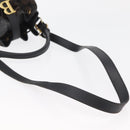 Burberrys Purse Hand Bag Canvas 2way Brown Gold Auth 175256A-8