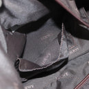 LOEWE Nappa Aire Anagram Hand Bag Leather Gold Gray Auth 175257A-20
