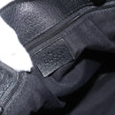GUCCI GG Canvas Tote Bag Black Silver 120837 Auth 175258-14