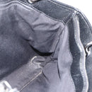 GUCCI GG Canvas Tote Bag Black Silver 120837 Auth 175258-16
