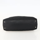 GUCCI GG Canvas Tote Bag Black Silver 120837 Auth 175258-9