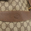 GUCCI GG Supreme Tote Bag PVC Beige Gold Auth 175261-14