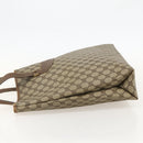 GUCCI GG Supreme Tote Bag PVC Beige Gold Auth 175261-4