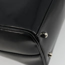 GUCCI Hand Bag Patent leather Black Silver 000 2058 0505 Auth 175262-13