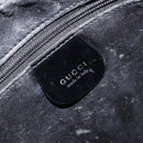 GUCCI Hand Bag Patent leather Black Silver 000 2058 0505 Auth 175262-15