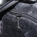 GUCCI Hand Bag Patent leather Black Silver 000 2058 0505 Auth 175262-19
