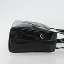 GUCCI Hand Bag Patent leather Black Silver 000 2058 0505 Auth 175262-4