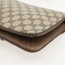 GUCCI GG Supreme Shoulder Bag PVC Beige Gold 904 02 025 Auth 175264-16