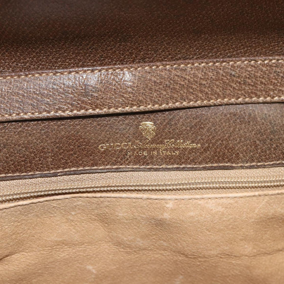 GUCCI GG Supreme Shoulder Bag PVC Beige Gold 904 02 025 Auth 175264