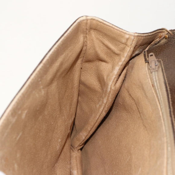 GUCCI GG Supreme Shoulder Bag PVC Beige Gold 904 02 025 Auth 175264