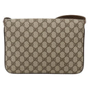 GUCCI GG Supreme Shoulder Bag PVC Beige Gold 904 02 025 Auth 175264-2