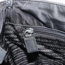 PRADA Plastic Chain Tote Bag Nylon Black Silver Auth 175266-20