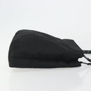 PRADA Plastic Chain Tote Bag Nylon Black Silver Auth 175266-3