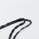 PRADA Plastic Chain Tote Bag Nylon Black Silver Auth 175266-8