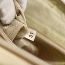 PRADA Hand Bag Nylon Ivory Silver Auth 175267-12