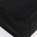 PRADA Hand Bag Nylon Black Silver Auth 175269-9