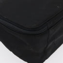 PRADA Hand Bag Nylon Black Silver Auth 175269-15
