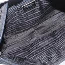 PRADA Hand Bag Nylon Black Silver Auth 175269-11