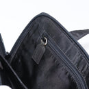 PRADA Hand Bag Nylon Black Silver Auth 175269-24