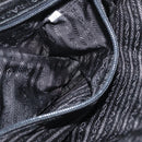 PRADA Hand Bag Nylon Black Silver Auth 175269-27