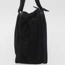 PRADA Hand Bag Nylon Black Silver Auth 175269-3