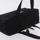 PRADA Hand Bag Nylon Black Silver Auth 175269-6