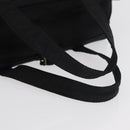 PRADA Hand Bag Nylon Black Silver Auth 175269-7