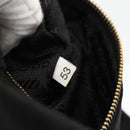 PRADA Hand Bag Nylon Black Gold Auth 175270-12