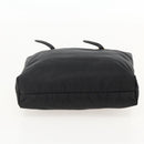 PRADA Hand Bag Nylon Black Gold Auth 175270-5