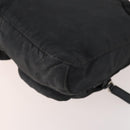 PRADA Waist bag Nylon Black Silver Auth 175272-16