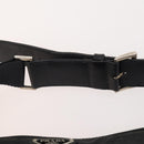 PRADA Waist bag Nylon Black Silver Auth 175272-8