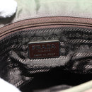 PRADA Tote Bag Nylon Khaki Silver Auth 175274-17