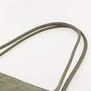 PRADA Tote Bag Nylon Khaki Silver Auth 175274-8