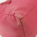 PRADA Hand Bag Nylon Pink Silver Auth 175275-9
