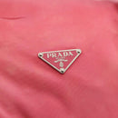 PRADA Hand Bag Nylon Pink Silver Auth 175275-17
