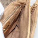 GUCCI Micro GG Supreme Shoulder Bag PVC Beige Gold 007 49 5548 Auth 175279-19